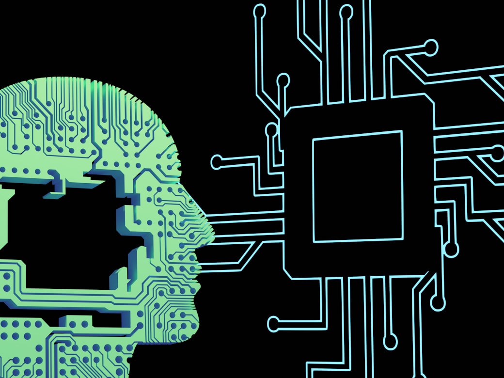 Artificial intelligence engineer working with futuristic data interfaces