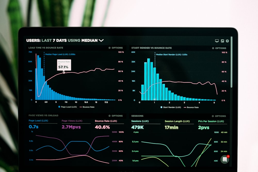 Developer building Python web applications with dashboards and APIs