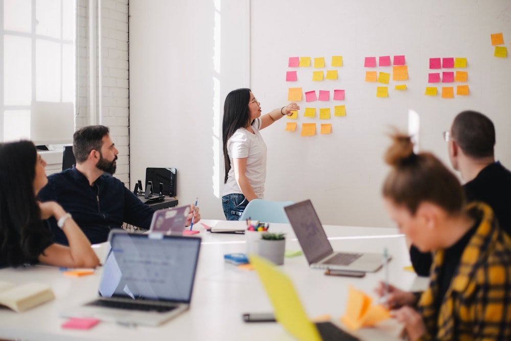 UI UX designer creating modern responsive product interfaces with research, wireframes, and polished screens