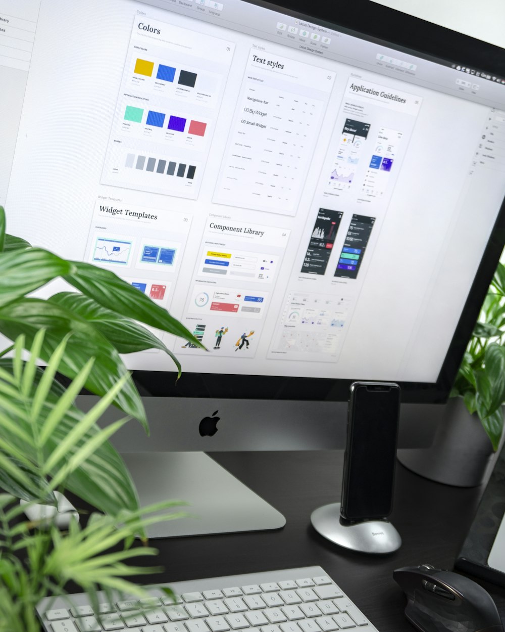 UI UX portfolio projects showing research, wireframes, interface design, and case study flow